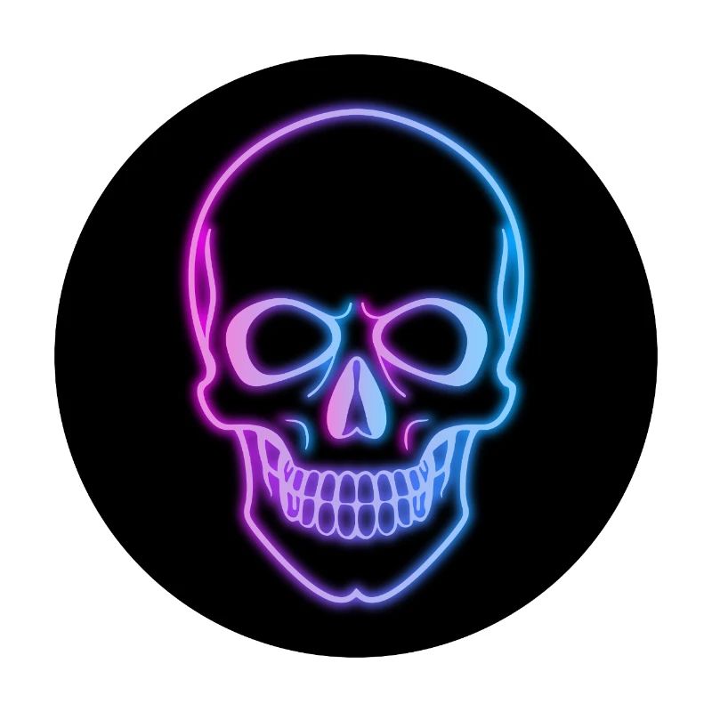 Neon Skull