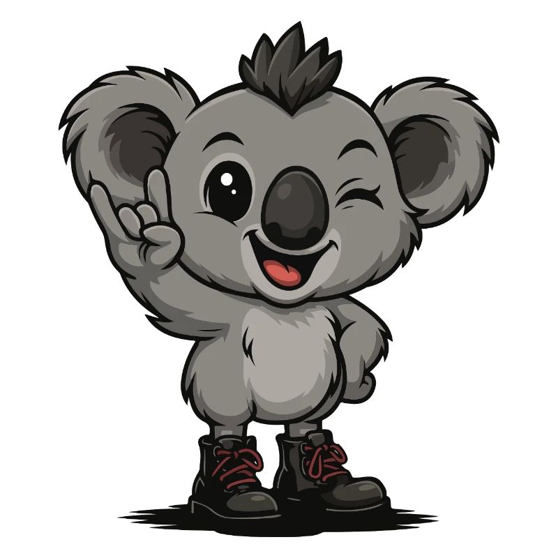Koala Punk Hero