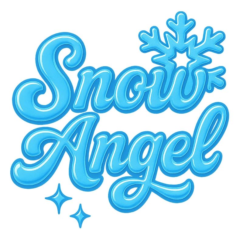snow angle / y2k statement design
