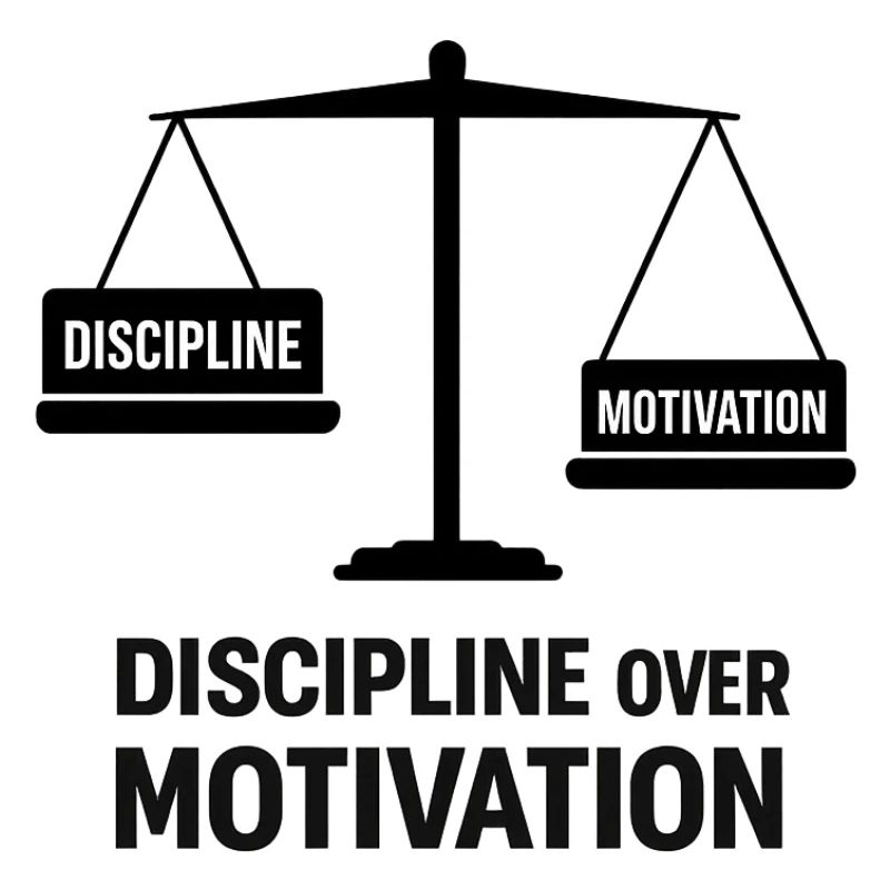 Disziplin über Motivation