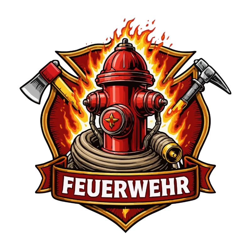 Fire Brigade Fire Hydrant Emblem