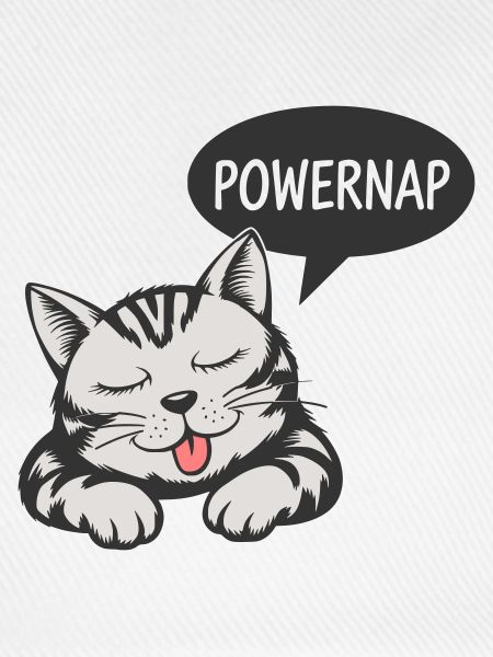 Powernap Cat - Sleeping Motif
