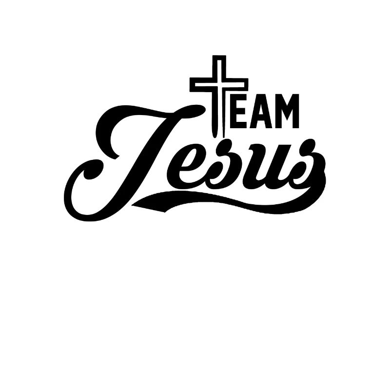 Team Jesus, schwarz.