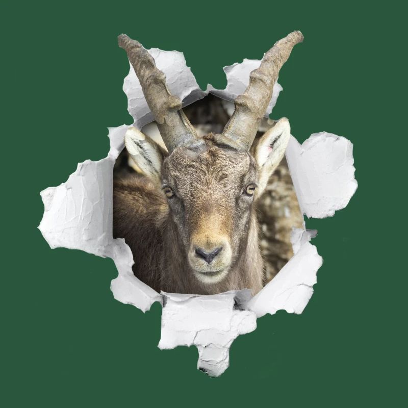 steinbock im durchbruch