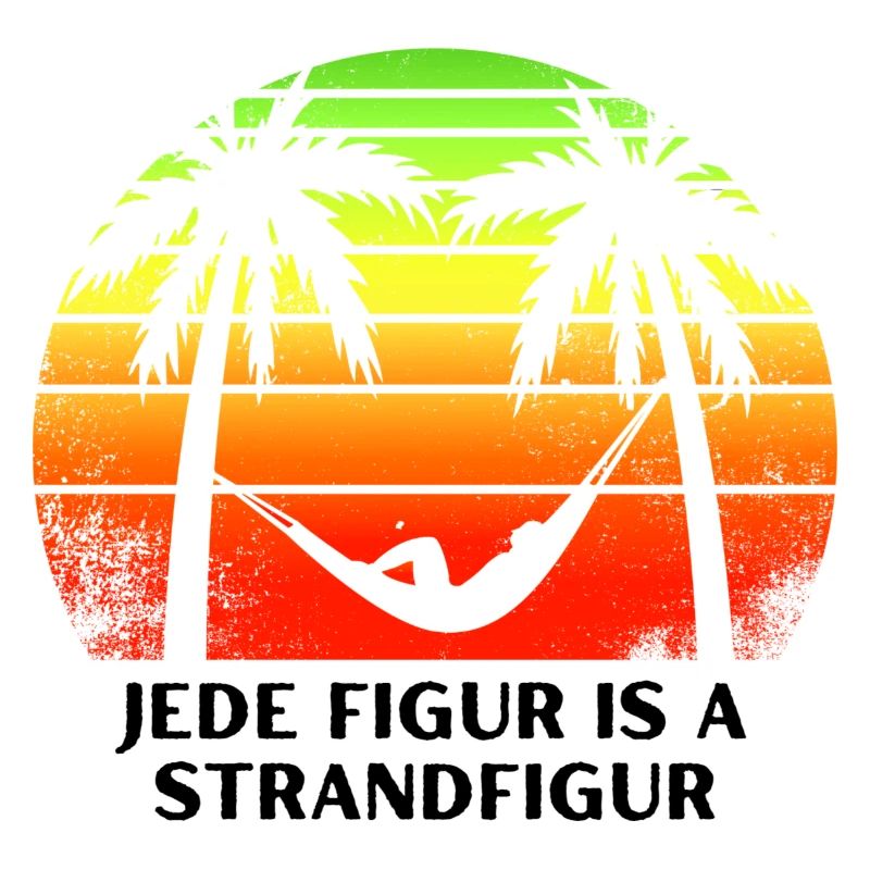 Strandfigur - bayerischer Spruch