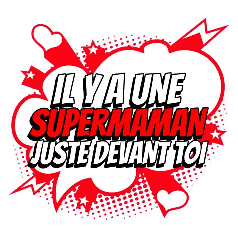 Il y a une super maman juste devant toi