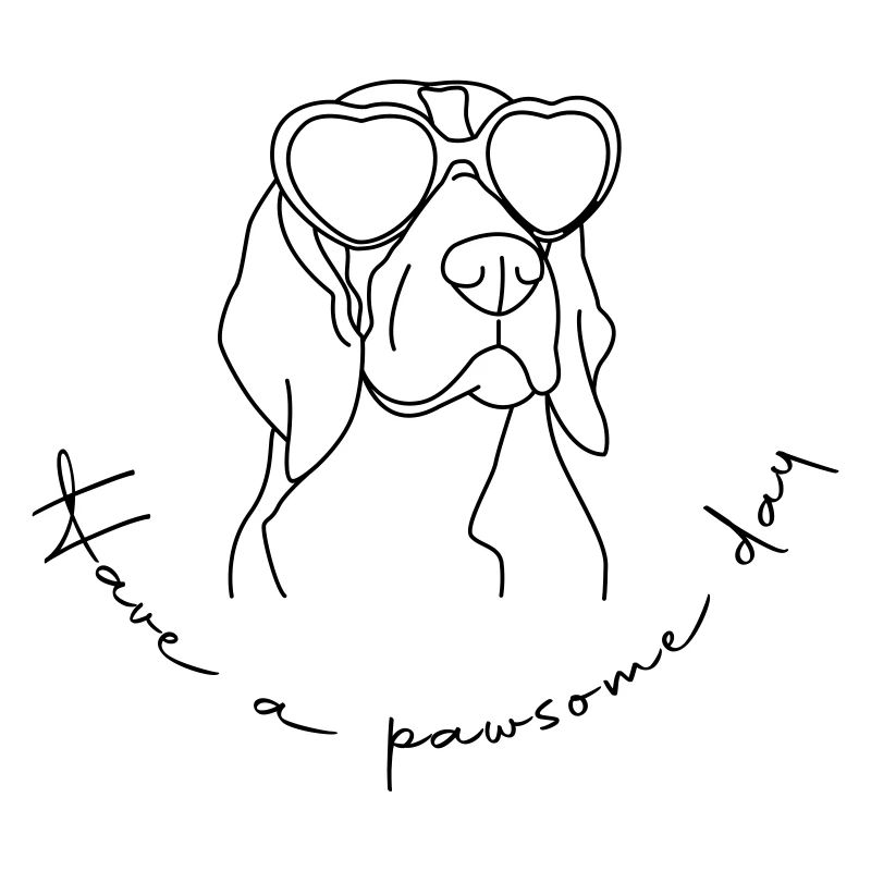 Beagle Pawsome Day