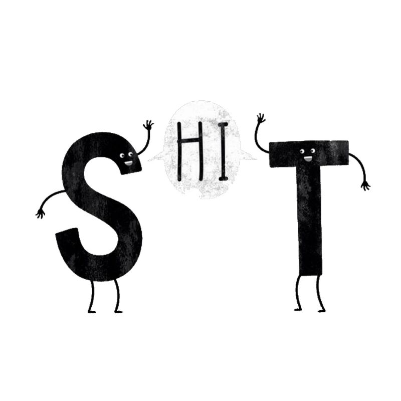 Shit Buchstaben