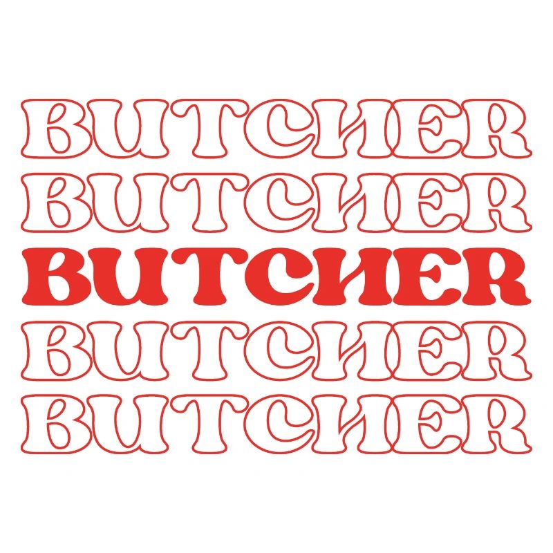 Metzger Fleischschneider Fleischverarbeiter