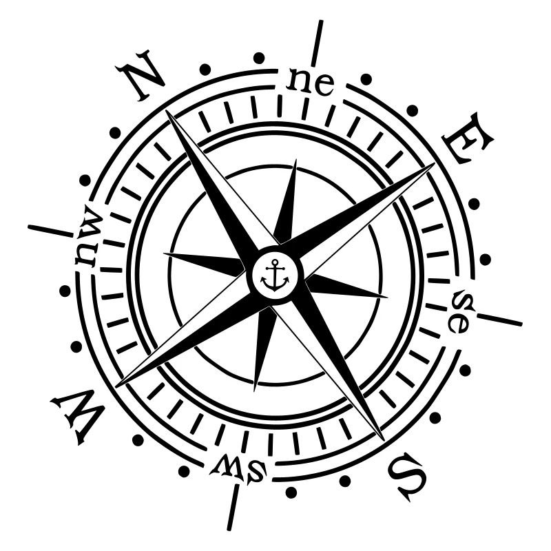 Compass Anchor maritime Nautical Seafaring