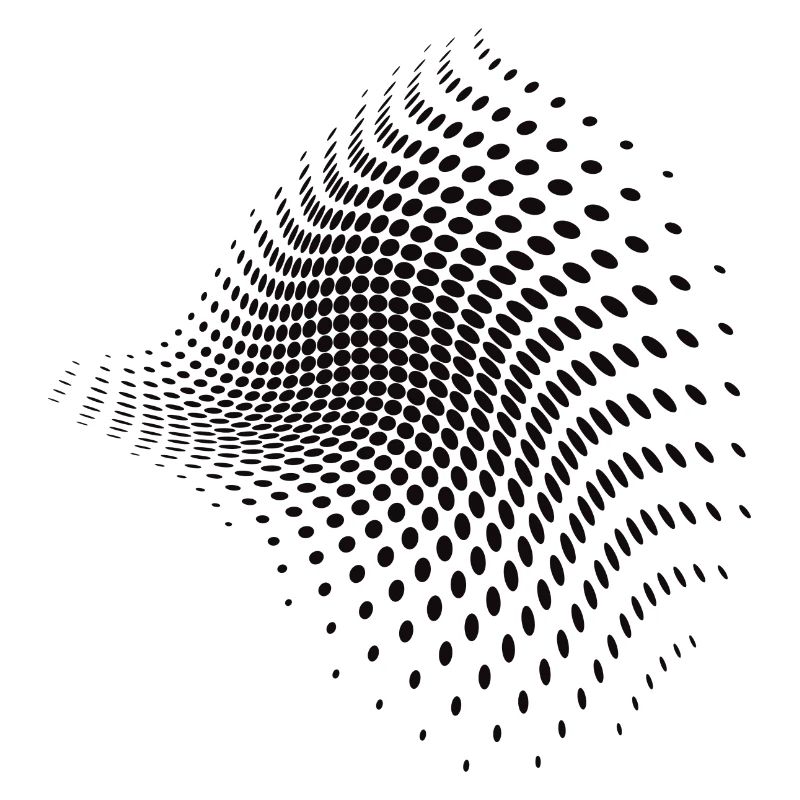 Cadeau de géométrie de formes d'illusion d'optique