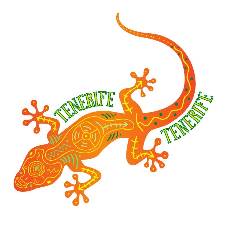 Teneriffa mit Gecko / Eidechse