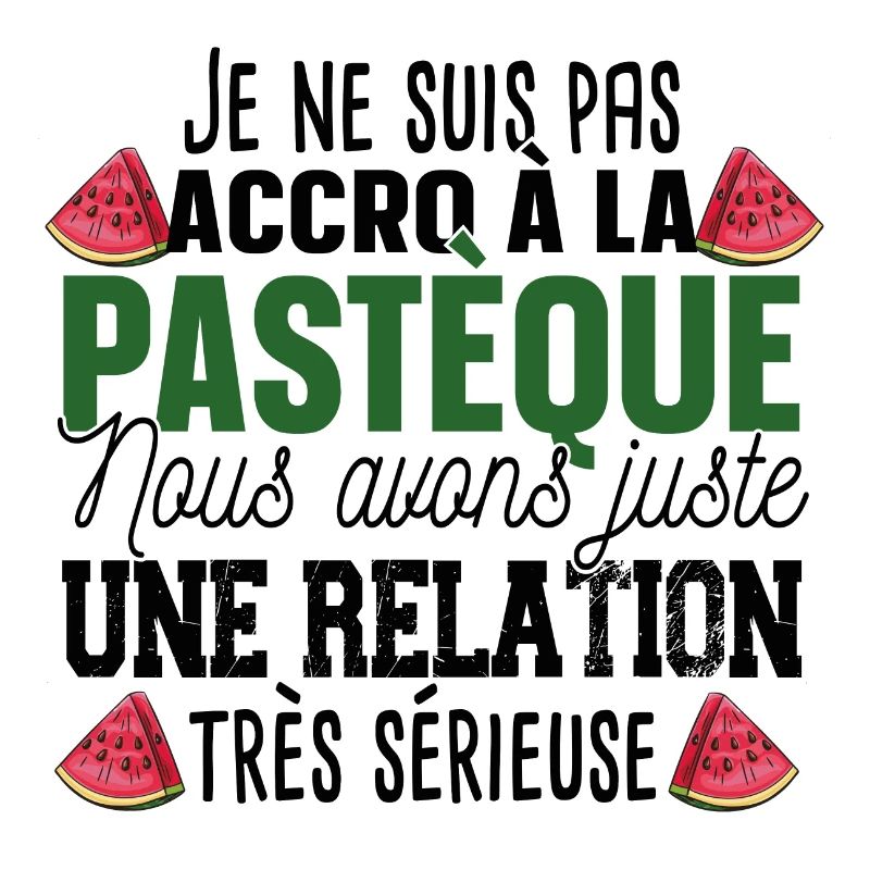 Pastèque Fruit Relation Cadeau Humour Rouge Vert