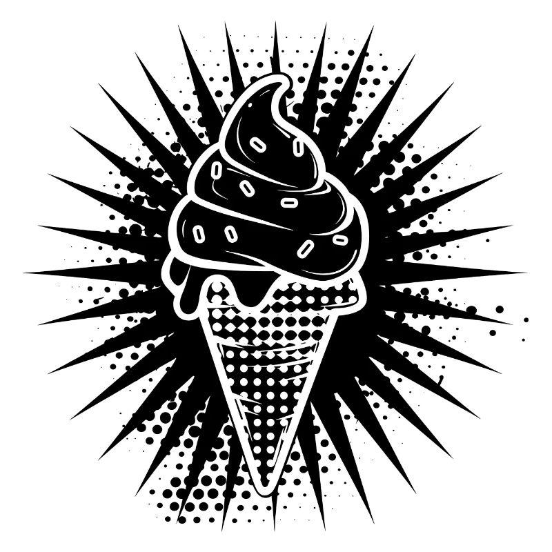 Cornet de crème glacée