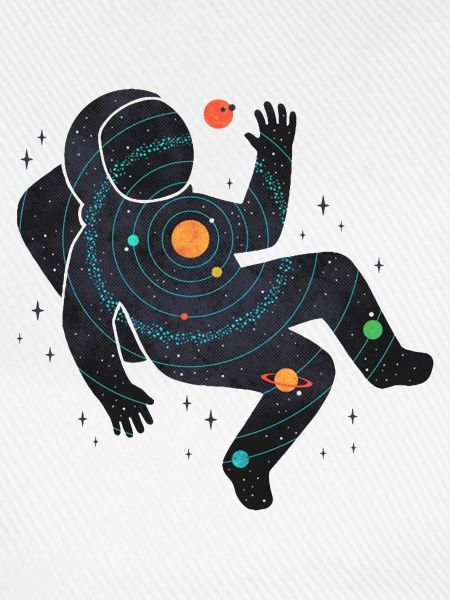 Astronaut Space Graphic