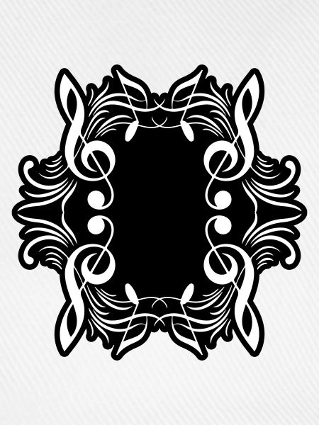 Music notes symbol music