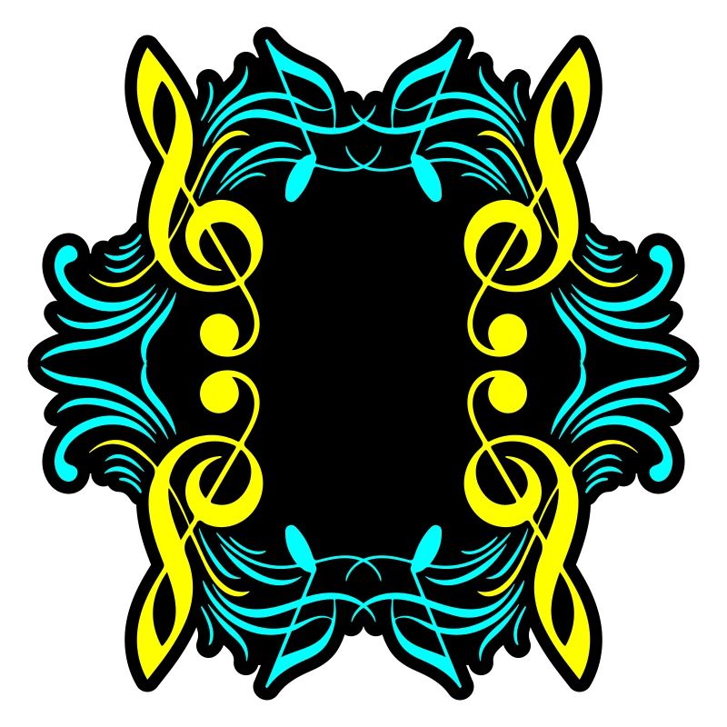 Clé de symbole de notes de musique