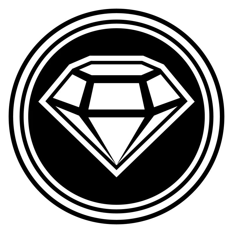 Diamond Icon Silhouette