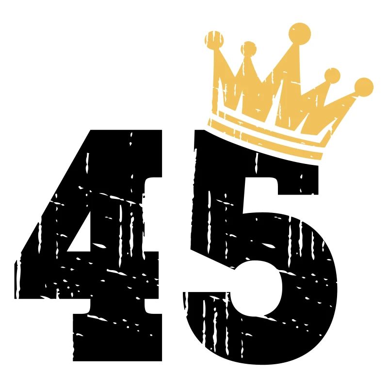 45 Crown 45th Birthday 45 Years