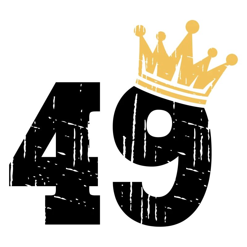 49 Crown 49th Birthday 49 Years