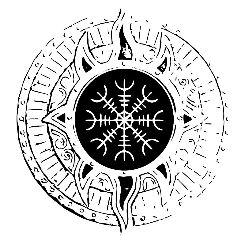 Aegishjalmur Helm blanc Ægir