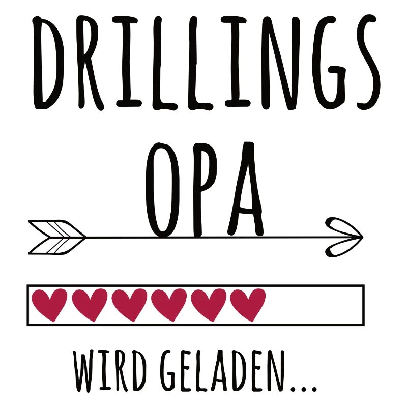 werdender Drillingsopa Schwangerschaft Drillinge