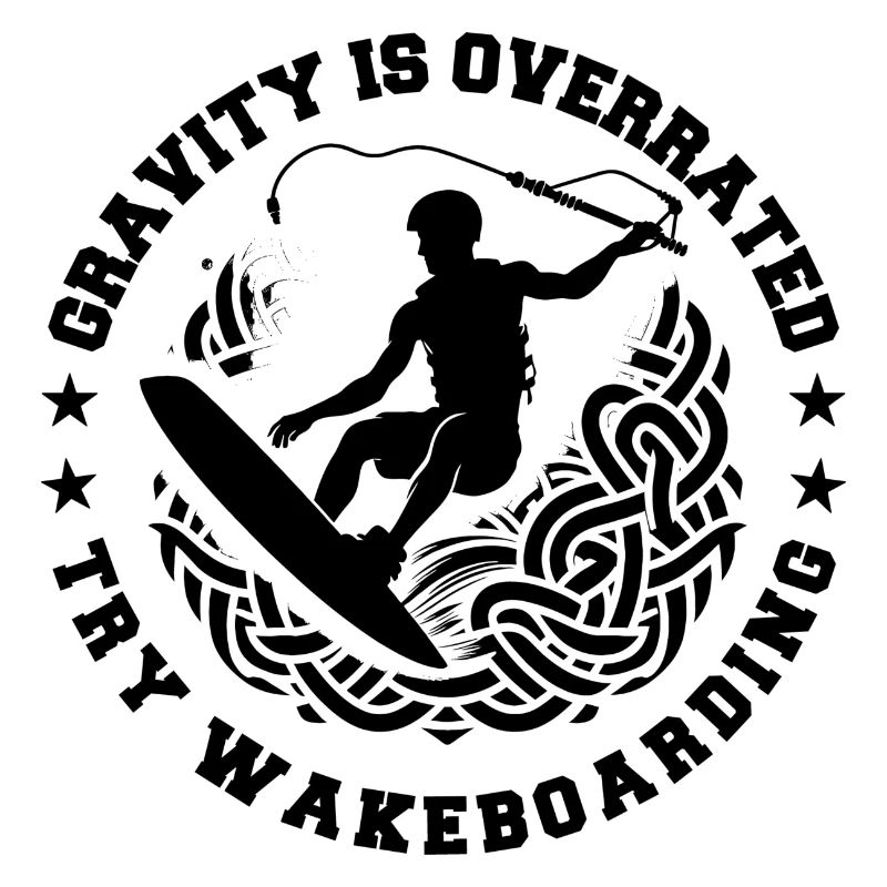 Schwerkraft wird überschätzt Versuchen Sie es mit Wakeboarden