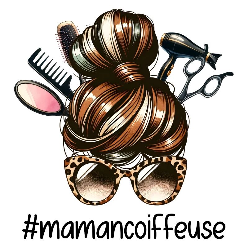 Chignon Mère Coiffeuse Super Maman Coiffeuse