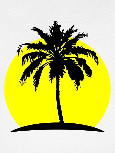 Palm Silhouette Symbol
