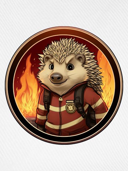 Firefighter Hedgehog