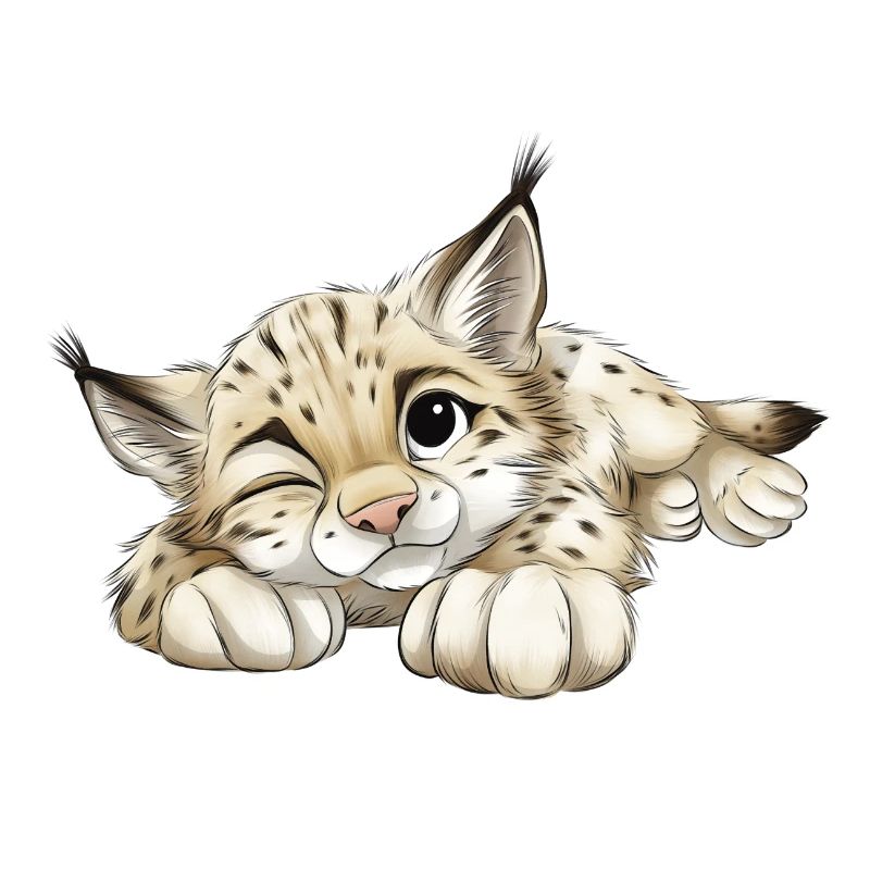 Niedlicher Luchs