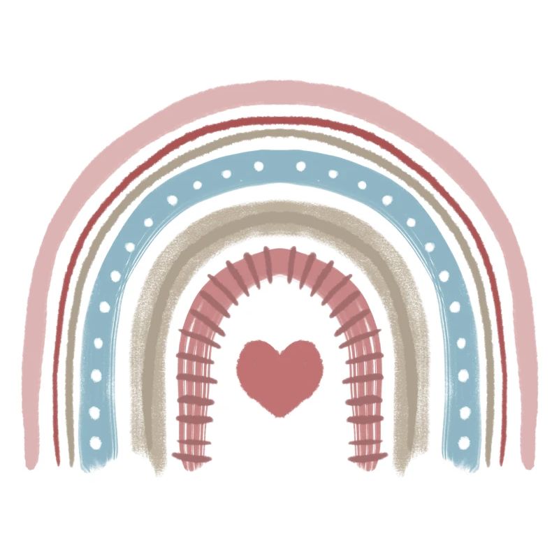 Regenbogen Boho
