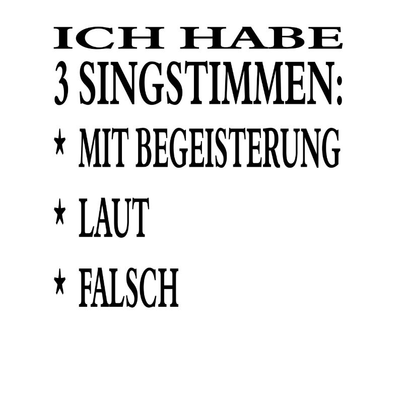 3 Singstimmen dunkel
