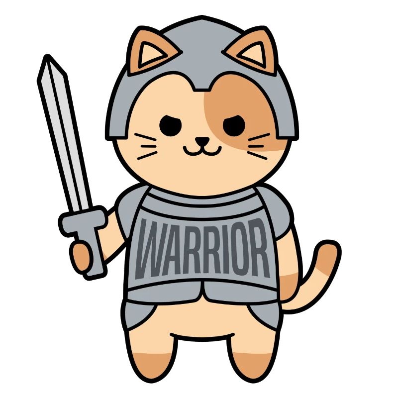 WARRIOR Katze
