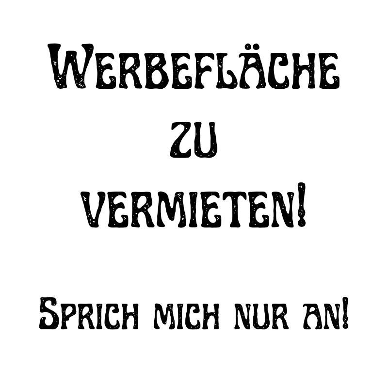 Werbefläche zu vermieten am eigenen Körper
