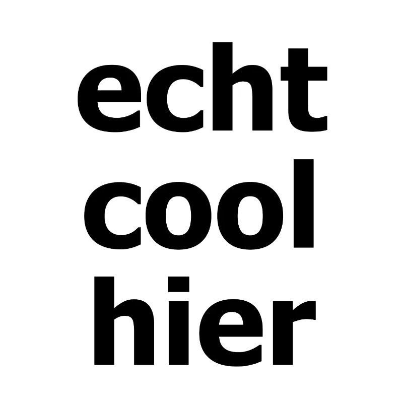 echt cool hier 1 schwarz