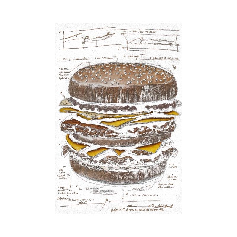 Hamburger Sketch Leonardo da Vinci
