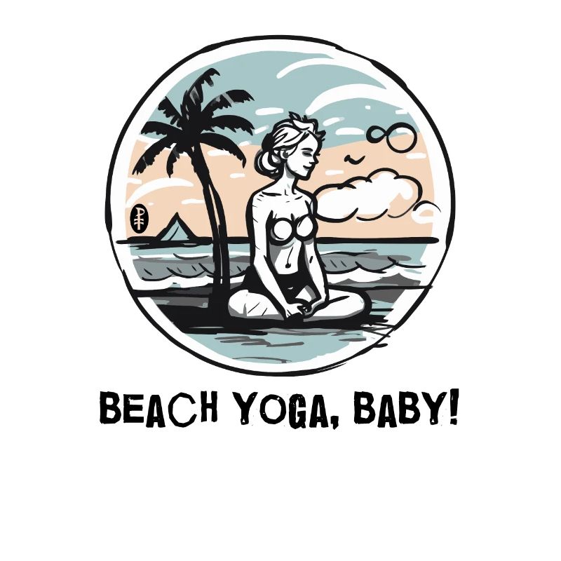 C’est le yoga de plage, bébé