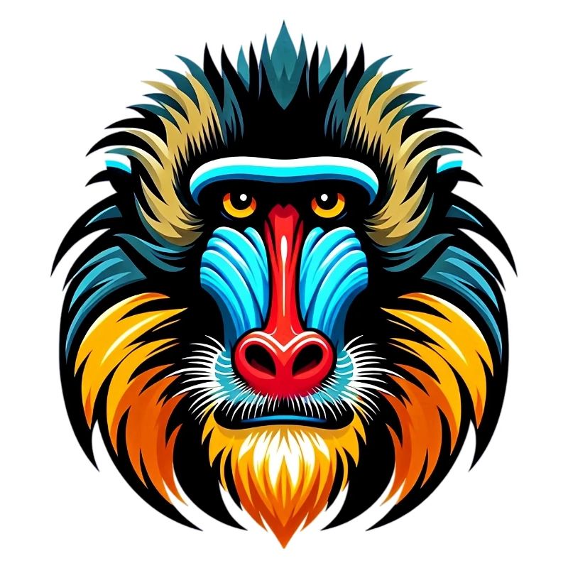 Mandrill monkey