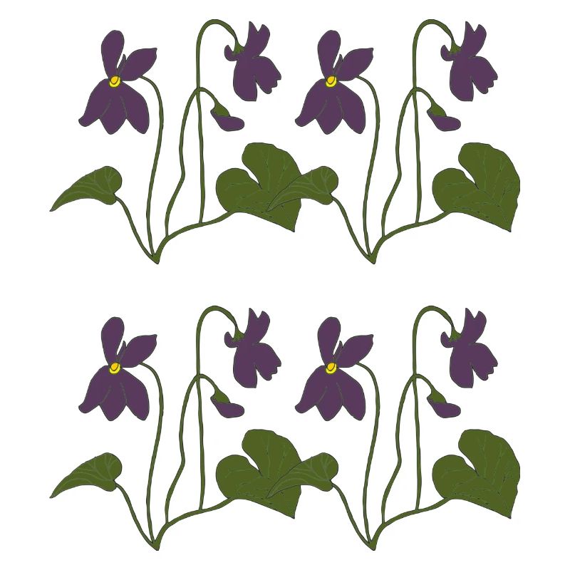 Violet 4 plis