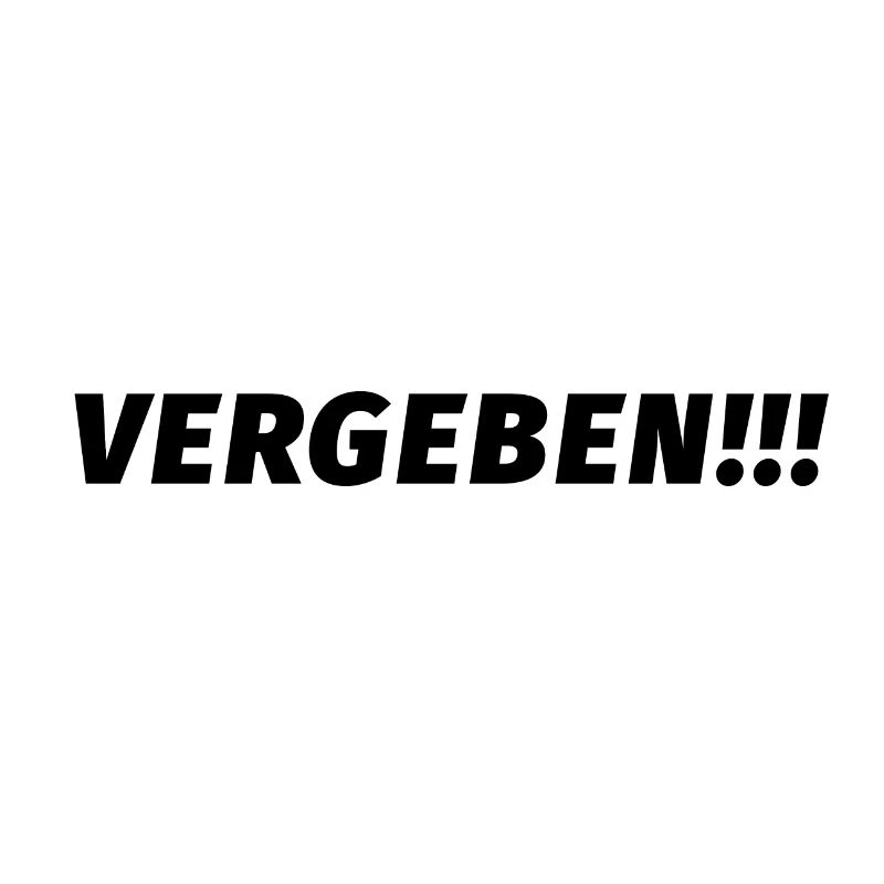 Vergeben!!!