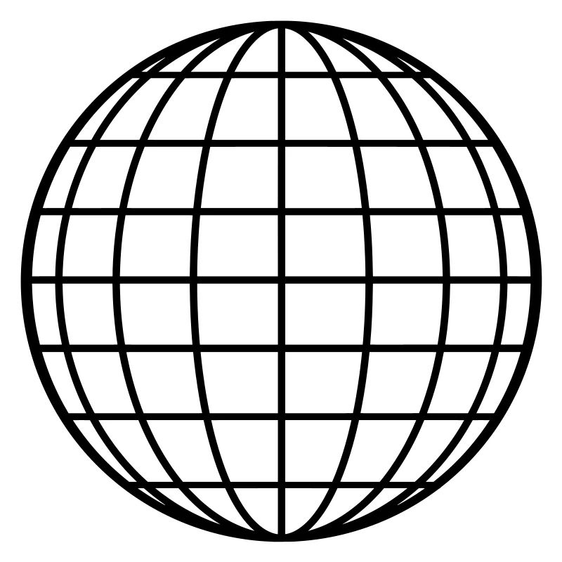 Sphere Globe Circle Round Geometric Shape