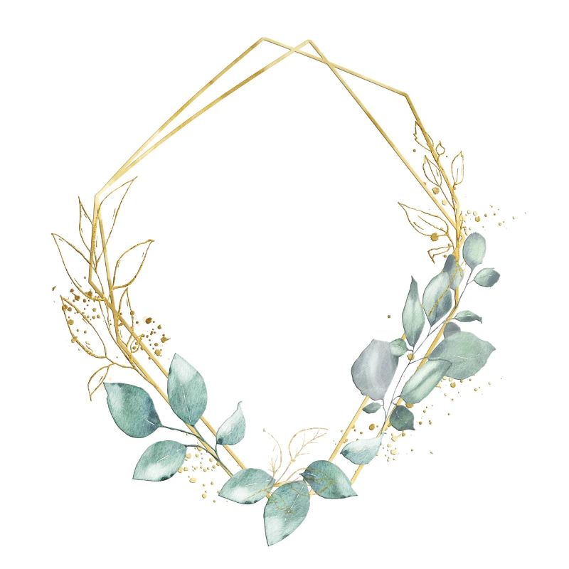 Trendy Greenery 1 customizable