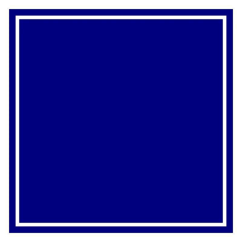 Square dark blue self-design