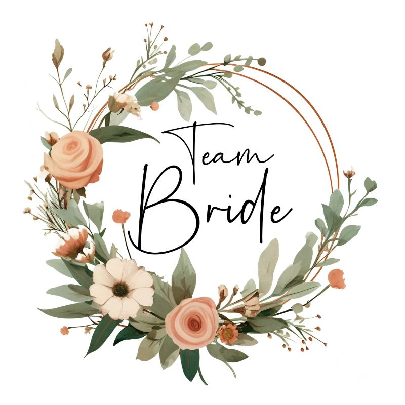 Couronne de fleurs de l’équipe Bride