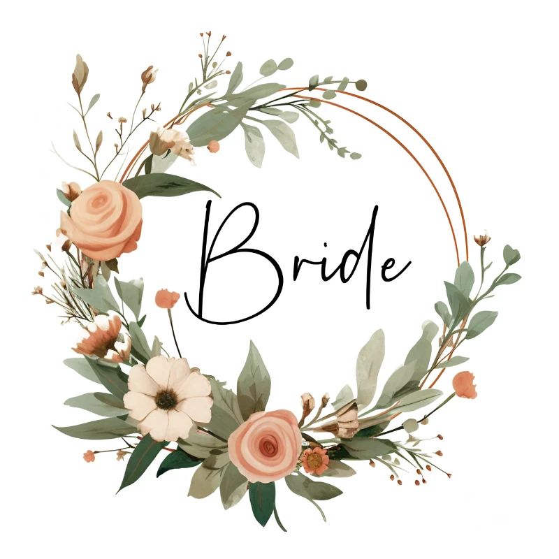 Couronne de fleurs de mariée