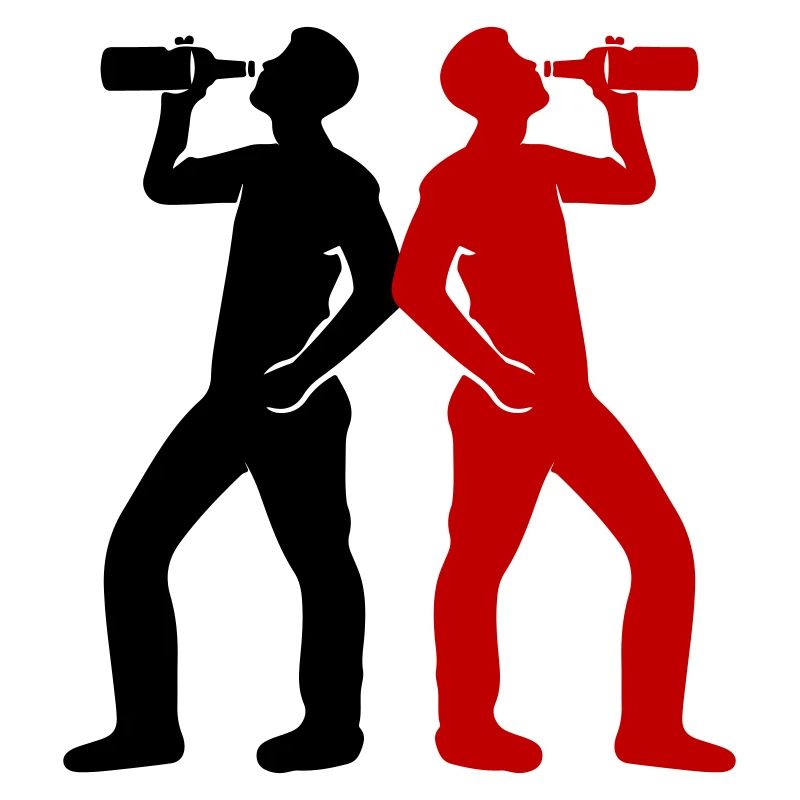 Trinker Bier Silhouette