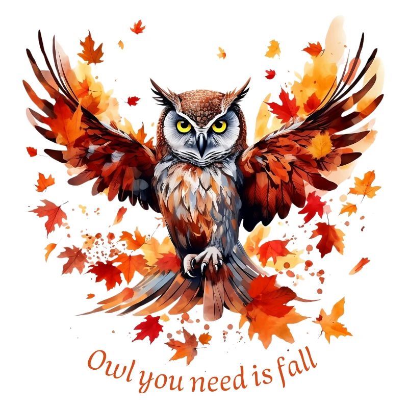Herbst Eule