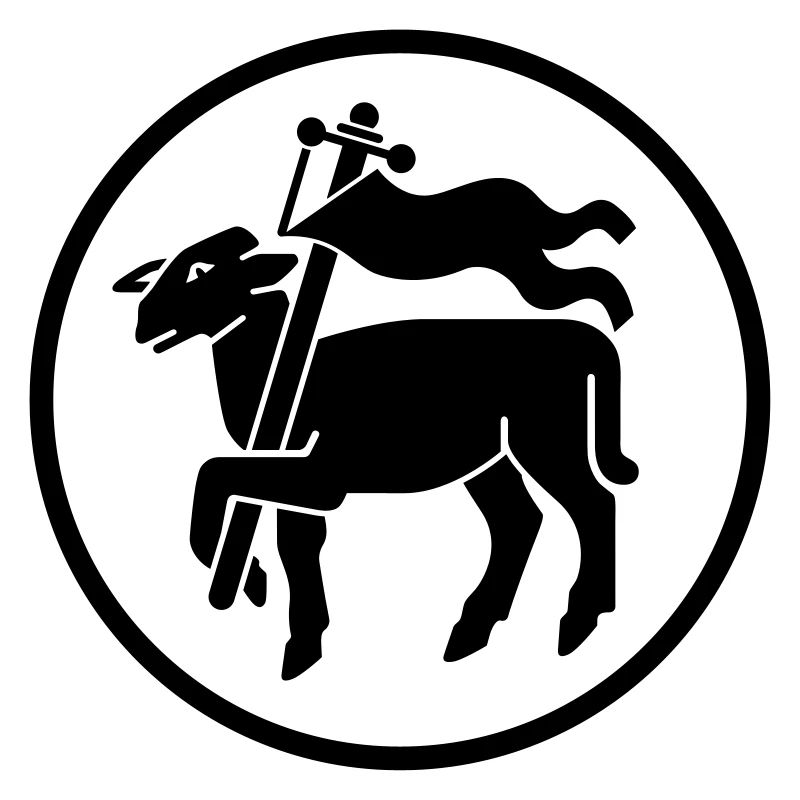 Zunftzeichen Metzger, Fleischer, Schlachter pos.
