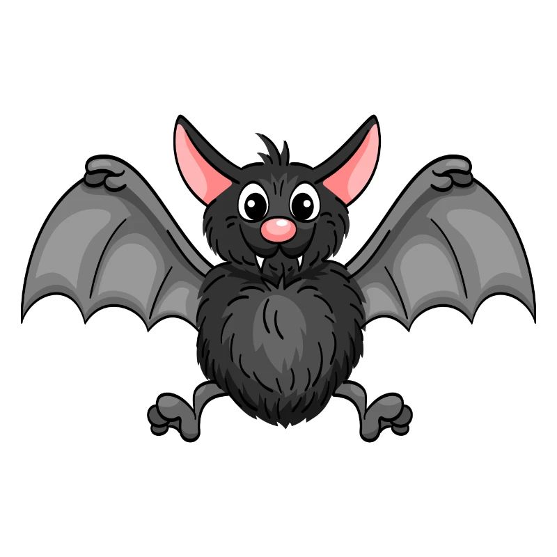 Thick fluffy bat - Halloween